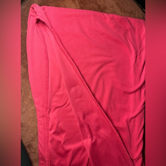 Pink Spaghetti strap dress w/ Slit Contour Collection - Picture 8 of 9